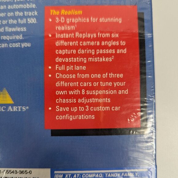 Vintage 1989 IBM Indianapolis 500 Simulator Game 5.25" Floppy Disks Untested - Picture 3 of 10